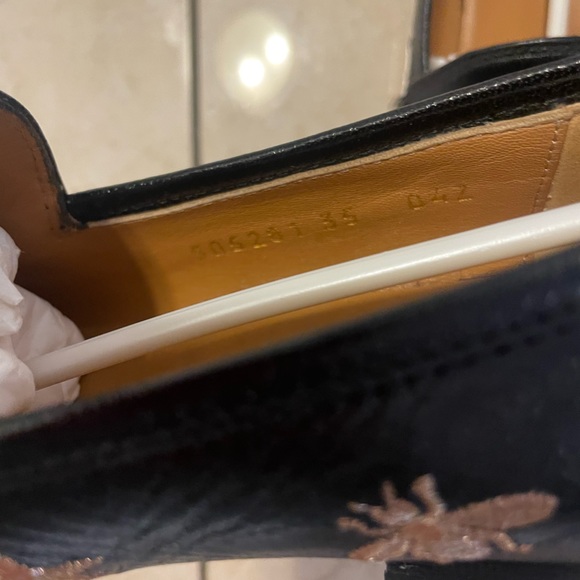 Gucci Princetown Brixton Bee Star embroidered loafers size 35 - Picture 7 of 10